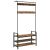 Kabáthorog polcokkal tárolóval Régi fa 95 x 34 x 184 cm Faanyag 142009808