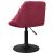 6 db bordó bársony forgó étkezőszék 142016797
