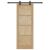 Csúszó Ajtó Készlet ORKDAL Természetes és fekete 142035570