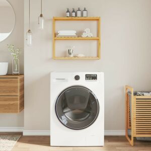 bambusz 3 szintes falra szerelhető fürdőszobapolc 60x15x54 cm 142041618 - Fürdőszoba bútor