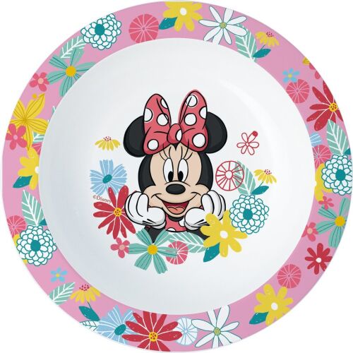 Iris Disney Minnie egér mikrózható műanyag gyerek mélytányér 16,5cm 142046297