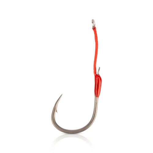 Mustad Hoodlum Speed Single 8/0 Titan Steel horgászhorog - Mustad