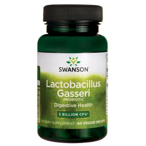 Swanson Lactobacillus Gasseri probiotikum az emésztőrendszer egészségéért, 3 milliárd CFU, 60 növényi kapszula - Swanson