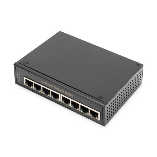 Digitus DN-651108 Gigabit Ethernet Switch, nem menedzselt, fekete