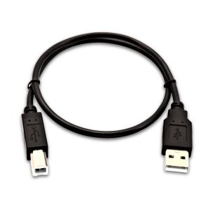V7 V7USB2AB-50C-1E USB kábel USB 1.0 0,5 M USB A USB B Fekete