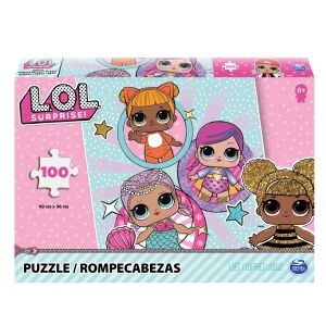 Games CGI KPZ LOLSrprs 100pc Pzl ImgB GML Forma puzzle 100 db Rajzfilmek 142058415 - Spin Master