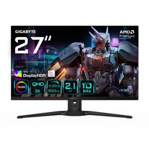 GIGABYTE AORUS FO27Q5P 68,6 cm (27") 2560 x 1440 px Quad HD OLED Schwarzer Monitor 142058964 - Monitore