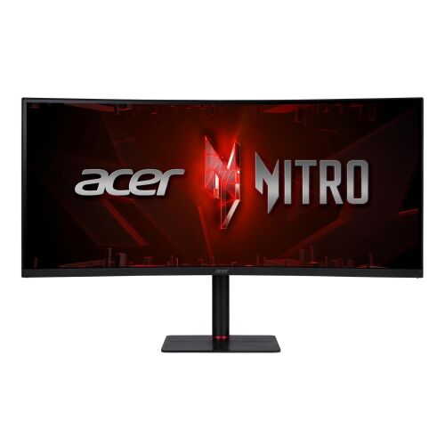 Acer Nitro XV5 34 hüvelykes ultrawide gamer monitor elölnézet