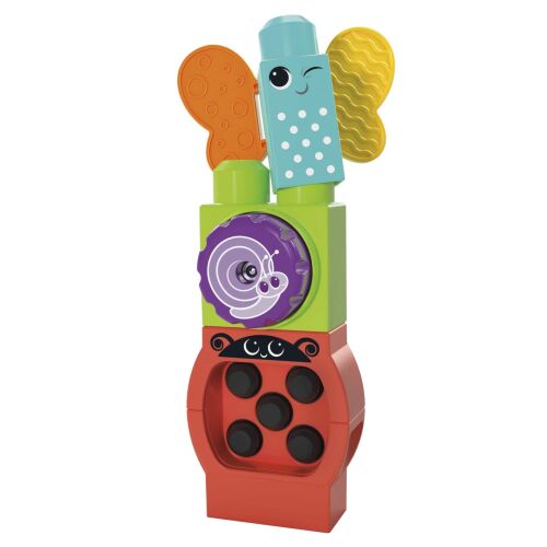Mattel Mega Bloks Move 'N Groove Caterpillar játék, érzékszervi építőkockák - Játék