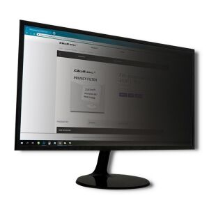 Qoltec 51063 betekintésvédelmi szűrő 43,2 cm (17") Monitor Keret nélküli betekintésvédő fólia 142061503 - Képernyővédő fólia