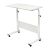 Masă mobilă, reglabilă, pe roți, pentru laptop, cadru metalic, culoarea alb, 80x40 cm, eCarla, STL03WZ2 142062996