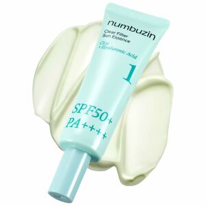 Numbuzin No. 1 krem z filtrem przeciwsłonecznym, Sun Essence Transparent Filter, nie wybiela, nawilża, odświeża, daje lekkie wykończenie, 50 ml