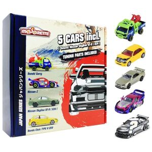 Majorette Japan Series kisautók 5 db-os szett tuning részekkel - 3. 142063972 - Majorette
