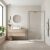 zuhanykabin Rea Primo Slide 140x100 Chrome 142064029