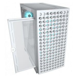 Cougar Airface Eco RGB Fehér Számítógépház Nyitott Oldallappal - Számítógépház