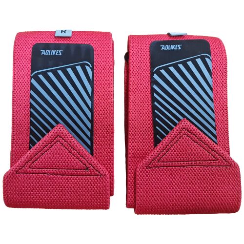 Csuklópántok küzdősportokhoz és erőnléti edzésekhez piros színben