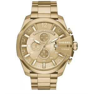 Diesel Mega Chief DZ4360 goldene Chronographenuhr für Herren - Uhren für Herren