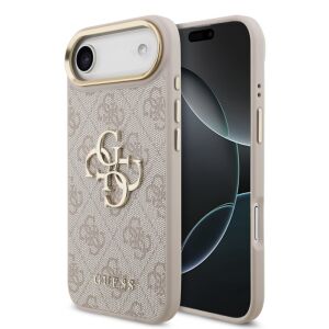 Guess PU Leather 4G Logo MagSafe Apple iPhone 17 Air (6.6) hátlapvédő tok pink (GUHCP17M4GMGCPI) 142066070 - Puzdrá na telefóny