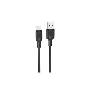 BOROFONE BX113 LENNY MICRO USB KÁBEL 2.4A 3 MÉTER FEKETE 142066074 - Borofone