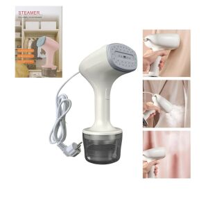 Gőzölős vasaló, függőleges, hordozható, méretek 28x13x10cm, gyors melegítés, nagy víztartály, fehér