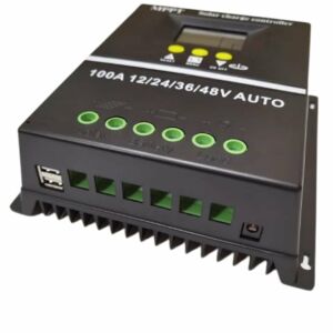 Controler de încărcare solară MPPT 100A 12V 24V 36V 48V - Accesorii pentru panouri solare