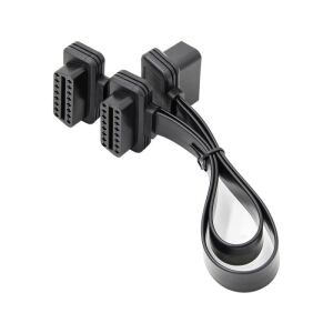 Prelungitor Cablu Techstar OBD2, Adaptor 2 in 1, 30cm - Accesorii pentru instrumente de diagnosticare a vehiculelor