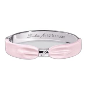 Estee Lauder, Dukas Collection 2021 - Pink Ribbon, For Breast Cancer Awareness Campaign, Base Metal Bracelet, Pink, For Women