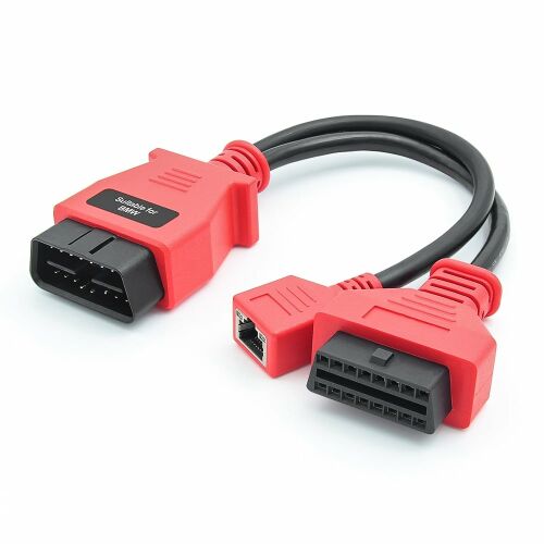 OBD Ethernet BMW F széria F10 F20 F30 átalakító kábel, kompatibilis az MS908S PRO, IM608 és Autel MaxiSys Elite eszközökkel