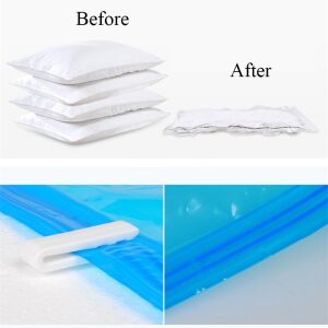 Sac pentru vidat imbracaminte, reutilizabil, glisor, 80 x 110 cm