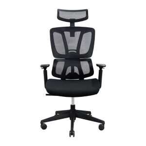 Ergonomikus Balance Pro irodai szék, RONDI, hálós háttámlával, állítható deréktámasszal, szinkron mechanizmussal, fekete 142071063 - RONDI