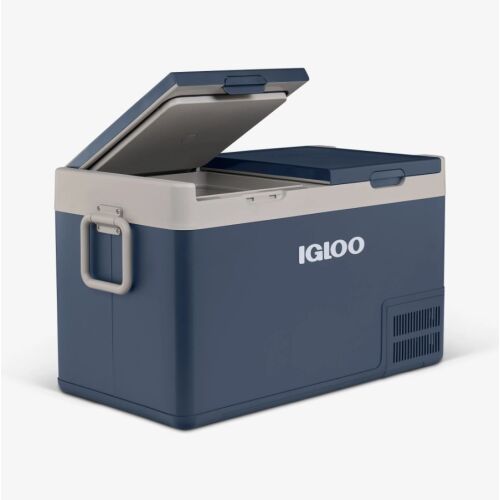 Igloo ICF 80DZ 83 literes hordozható kompresszoros hűtőszekrény nyitott fedéllel