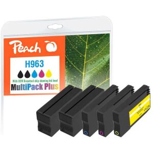 Peach 6ZC70AE tintapatron 5 db Kompatibilis Fekete, Cián, Magenta, Sárga (PI300-1026) 142098749 - Peach