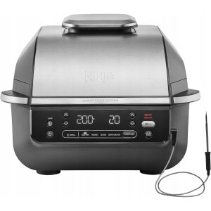 Ninja EG351EU Smart Home 5 az 1-ben Okos Beltéri Grill és Air fryer 1760W - Ezüst (EG351EU) 142099864 - Ninja
