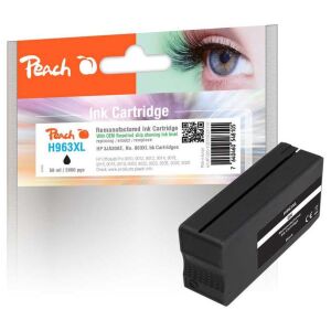 Peach PI300-1027 tintapatron 1 db Kompatibilis Nagy (XL) kapacitású Fekete (PI300-1027) 142102595 - Peach