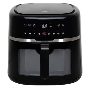 Airfryer AD 6318 AirFryer Forrólevegős sütő 8L 2500 Watt - Fekete (AD 6318) 142103181 - Adler