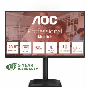 AOC E4 24E4CV monitoare LCD 60,5 cm (23.8") 1920 x 1080 Pixel Full HD LED Negru (24E4CV) 144936336 - AOC