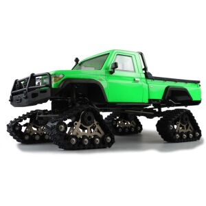 Amewi RC AMXRock RCX8PT Lánctalpas Távirányítós Pickup Terepjáró 1:8 - Zöld (22473) 142104197 - Amewi