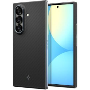 Spigen AIRSKIN szilikon telefonvédő (ütésállóság, karbon minta) FEKETE Samsung Galaxy Z Fold7 (SM-F966) (ACS09555) (8800283303902) 142104916 - Spigen