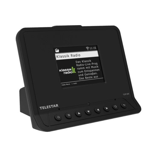 Telestar TOP 400 DAB+ Internet radio adapter black 142106223