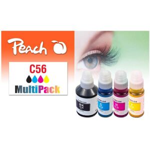 Peach 321697 tintapatron 4 dB Kompatibilis Standard teljesítmény Fekete, Cián, Magenta, Sárga (PI100-471) 142107475 - Peach