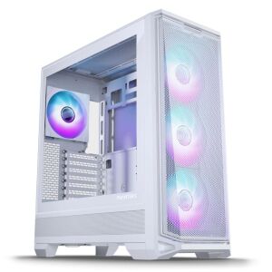 Phanteks Eclipse G400A táp nélküli ablakos ház fehér (PH-EC400GA_DMW01) (PH-EC400GA_DMW01) 142108123 - Phanteks