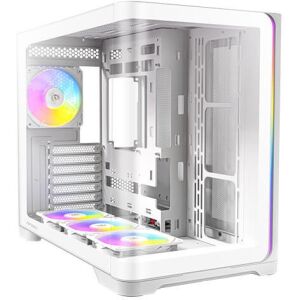 Antec C5 Curve számítógépház - ARGB, ívelt edzett üveg, 4db ARGB PWM ventilátorral, fehér (0-761345-10226-1) 142108309 - Antec