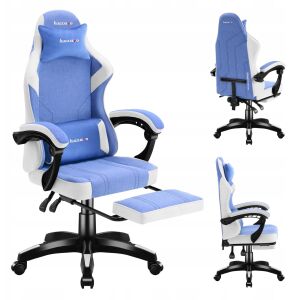 Huzaro Force 3.7 Gamer szék - Kék / Fehér (HZ-FORCE 3.7 BLUE) 142108354 - Irodabútor