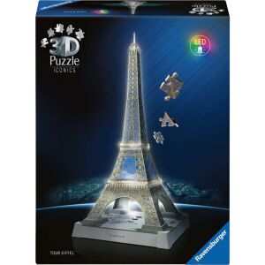 Ravensburger Világító Eiffel-torony 216 darabos 3D puzzle (12008024) 142108379 - 3D puzzle