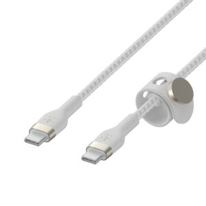 Belkin BOOST↑CHARGE PRO Flex Cablu USB 1 M USB 2.0 USB C Alb (CAB011bt1MWH) 142108773 - Belkin Cabluri USB