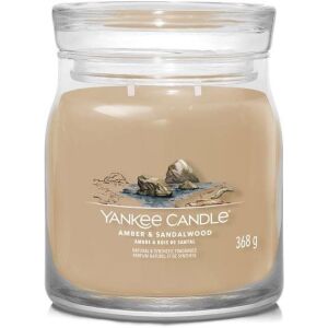 YANKEE CANDLE Signature 2 kanóc Amber &amp; Sandalwood 368 g (5038581129259)