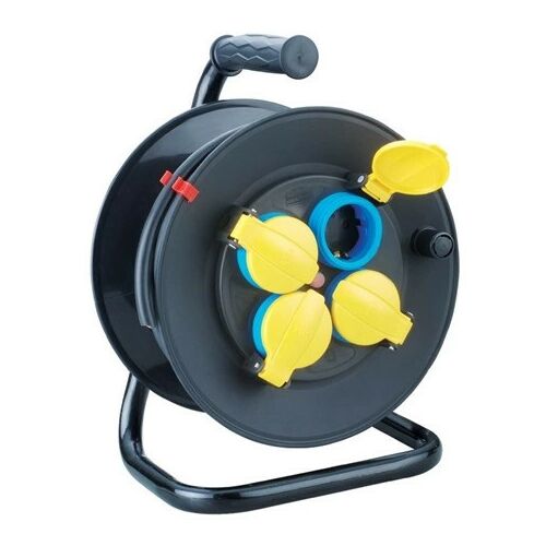 ENTAC Kábeldobos IP44 hosszabbító 4 foglalat 20m 142108963