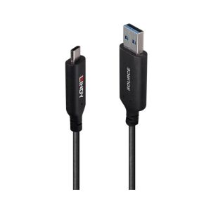 Lindy 43395 USB-Kabel USB 3.2 Gen 1 (3.1 Gen 1) 10 M USB A USB C Schwarz (43395) 142109599 - USB-Kabel
