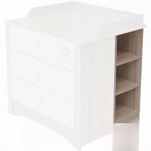 Todi Magic nyitott polc a pelenkázó toldalék alá 142114023 - Pelenkázó komód kiegészítő