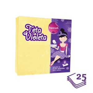 Violeta szalvéta 2 rétegű, 25 db – sárga 142114751 - Violeta